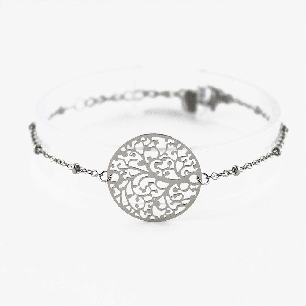 bracelet chainette Flores argenté